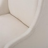 Accent Chair with Birch Wood Legs, Comfortable High Backrest Dining Chair - 4 of 4