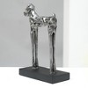 Moda Furnishings Tall Dog Figurine Modern Aluminum Sculpture - 2 of 4