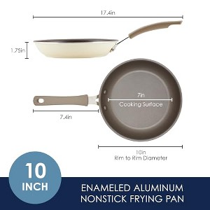Rachael Ray Cook + Create Nonstick Frying Pan/Skillet, 10 Inch - Almond - 1 of 1