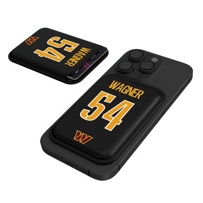 Keyscaper NFL Washington Commanders Players Game Tactic Black Magnetic Credit Card Wallet