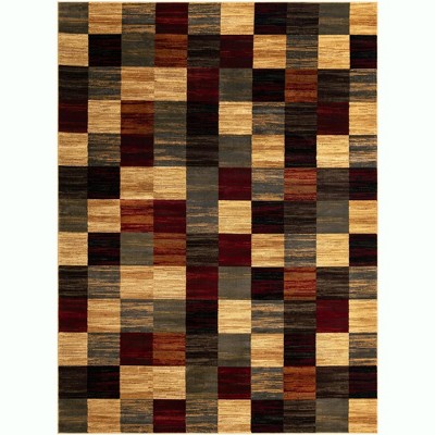 Braided Handmade Black Synthetic 9' x 12' Rectangular Rug