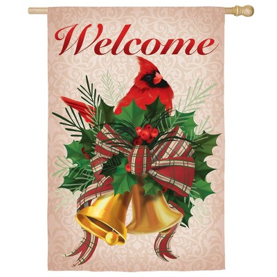 Welcome Cardinal Lustre House Flag