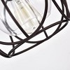 Chloe Lighting Rylee Transitional 1 Light Oil Rubbed Bronze Mini Pendant Ceiling Fixture 10" Wide - 4 of 4