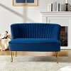 Ainhoa 45" Contemporary  Solid and Manufactured Wooden Frame Loveseat | ARTFUL LIVING DESIGN - 2 of 4