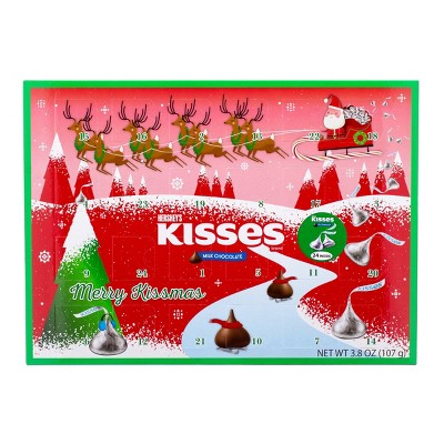 Hershey's Kisses Holiday Advent Calendar - 3.8oz