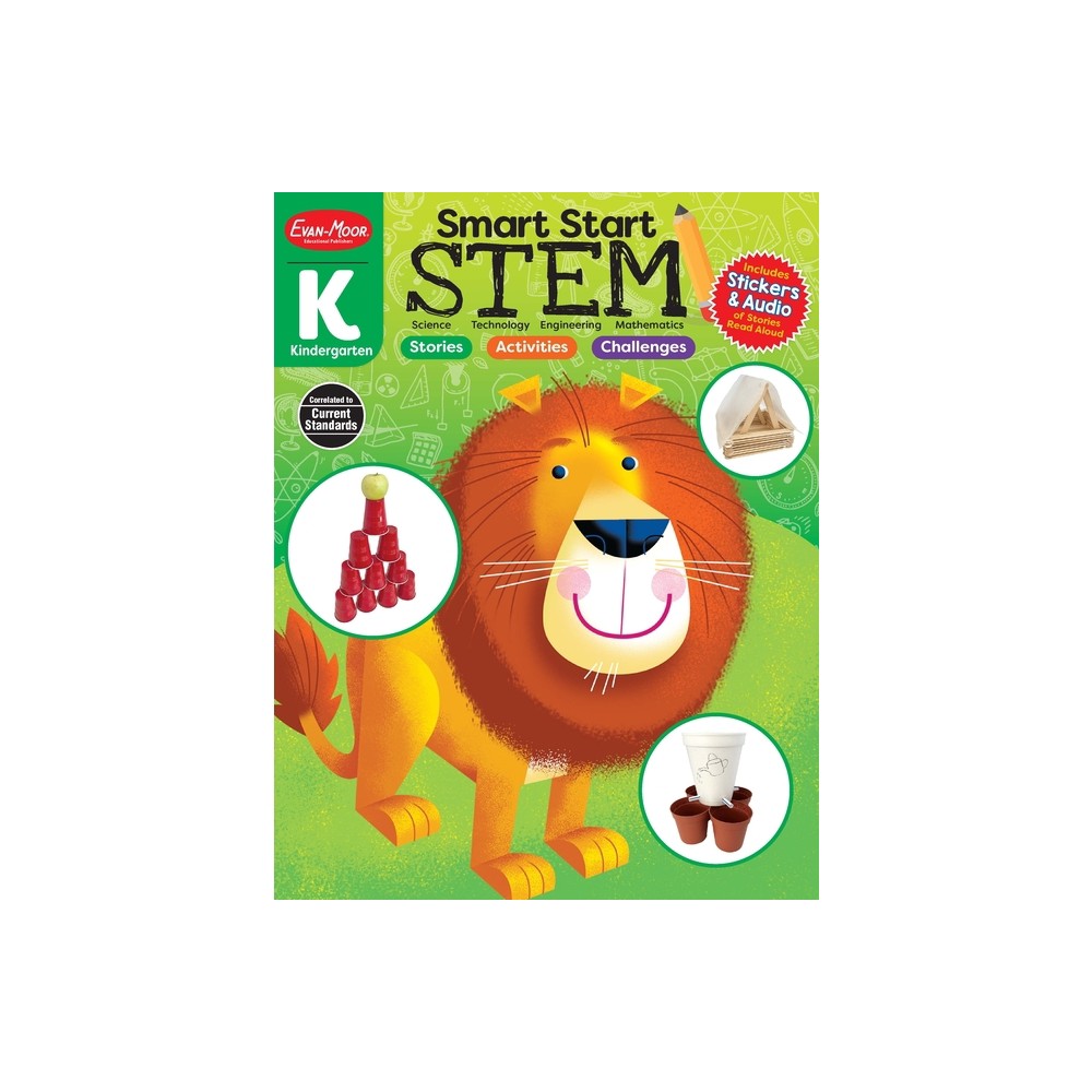 Smart Start: Stem, Kindergarten Workbook - by Evan-Moor Educational Publishers (Paperback)