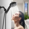 Cobbe Matte Black Bathtub Shower Faucet Set with 10 Settings ABS Handheld Shower and Bathtub Spout Double Handle - 4 of 4