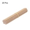 Unique Bargains Arts Garden Christmas Decoration Round Natural Wood Sticks 20 Pcs - 3 of 4