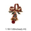 Unique Bargains Christmas Brooches YNCP1651 Christmas Wind Chime Alloy Dripping Wax Multicolor 1.18"x1.65" 1 Pc - 3 of 4