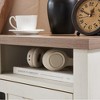 LIVAREEmlen Farmhouse Nightstand, Beside Table with Barn Door, Modern End Side Table with Storage for Bedroom, Office - 4 of 4