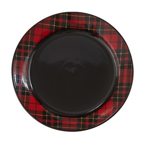 Park Designs Red Sportsman Plaid Salad Plate Set of 4 - 1 of 3