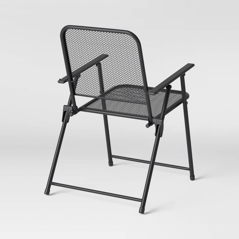 Metal Mesh Folding Outdoor Portable Sport Chair - Room Essentials™
, 3 of 8