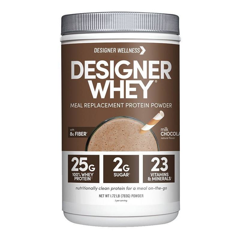 Designer Protein Whey Protein Meal - Milk Chocolate - 27.52oz, 1 of 5
