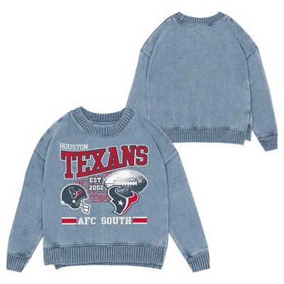 NFL Houston Texans Women's Long Sleeve Fashion Fleece Sweatshirt