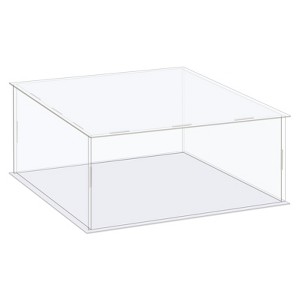 Unique Bargains Acrylic Dustproof Protection Showcase for Collectibles Display 1 Pcs - 1 of 3