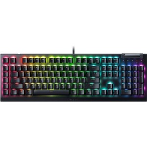 Razer RZ03-04700200-R3U1 BlackWidow V4 X Full Size Wired Mechanical Green Switch Gaming Keyboard with Chroma RGB Certified Refurbished - 1 of 4