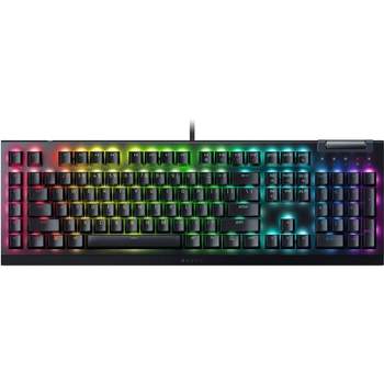 Razer RZ03-04700200-R3U1 BlackWidow V4 X Full Size Wired Mechanical Green Switch Gaming Keyboard with Chroma RGB Certified Refurbished