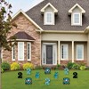 Big Dot of Happiness Two Cool - Boy - Peace Sign and Number 2 Lawn Decorations - Outdoor Blue 2nd Birthday Party Yard Decorations - 10 Piece - 2 of 4