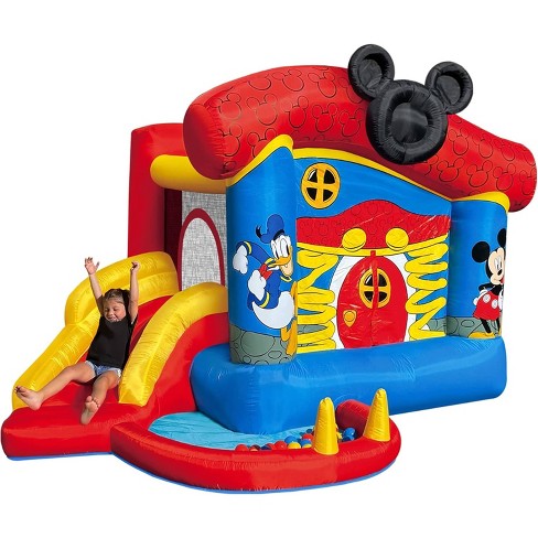 Mickey Mouse Bounce House With Slide And Ball Pit Target