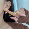 Embrace your cute and trendy aesthetic with our Dainty Huggie Heart Earrings, a delicate fusion of timeless romance and floral charm. - 4 of 4