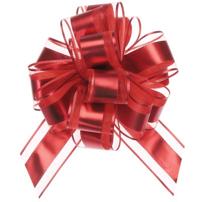 Unique Bargains Large Pull Bow Metallic Gift Wrapping Ribbon for Wedding 12 Pcs