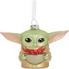 Hallmark Star Wars: The Mandalorian Grogu Holding Cup Christmas Ornament, Blown Glass - 3 of 3
