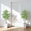 5FT Indoor Artificial Tree with Planter | Realistic Faux Plant for Home, Office, Wedding & Party Decor | Perfect Christmas Gift for Indoor/Outdoor - 3 of 4