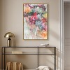 Art Remedy Doll Memories - Secret Green Floral Colorful Pastel Abstracts Framed - 2 of 4