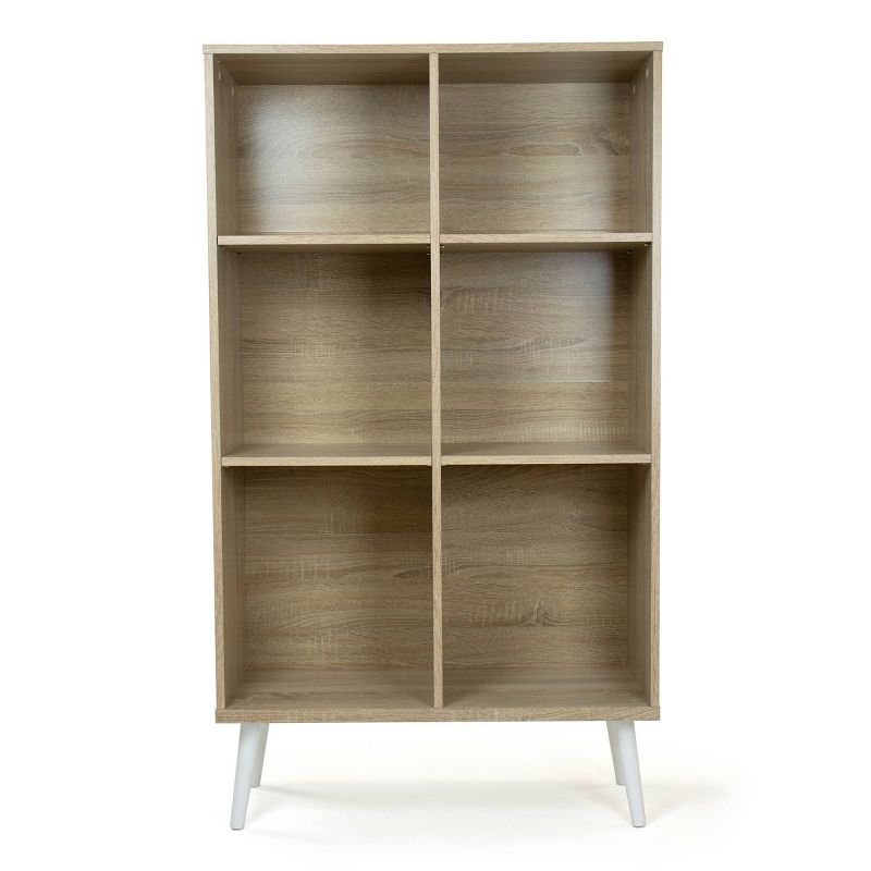 55.24" Bookcase with Adjustable Shelving - Humble Crew, 3 of 7