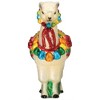 Old World Christmas Blown Glass Ornament for Christmas Tree, Festive Alpaca - 4 of 4