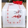 Vervaco Stamped Table Runner Cross Stitch Kit 16"X40"-Christmas Elves - 2 of 4