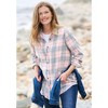 Woman Within Plus Size Classic Flannel Shirt - 4 of 4