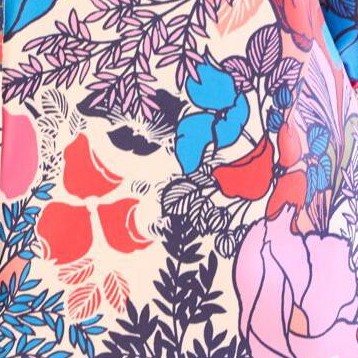 multi graphic floral