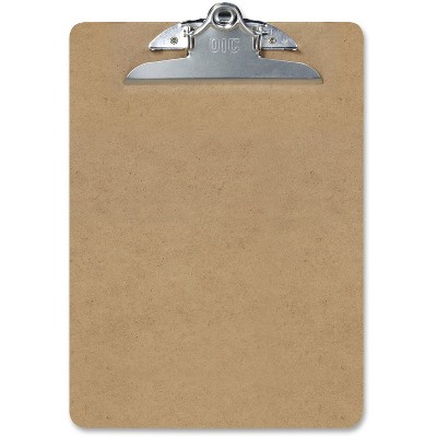 Officemate Rec Wood Clipboard Ltr 9"x12-1/2" Brown 83500