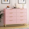 8 Drawers Dresser for Bedroom, Wide Wood Rustic Chest of Drawers - 4 of 4
