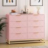 Dresser for Bedroom with 8 Drawer, TV Stand Dressers Chest of Drawers for Living Room Hallway Entryway, MDF Board - 2 of 4