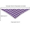 INSPIRE CHIC Lace Rose Floral Tassel Mesh Triangle Head Covering Mantilla Scarves 1Pc - 3 of 4