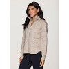 RBX Active Women's Ultra Lightweight Soft Knit Quilted Mock Neck Jacket with Pockets - 3 of 4