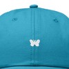 Dalix Lil Butterfly Embroidered Cotton Cap Outdoor Dad Hat Womens - 2 of 4