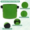 Unique Bargains Thickened Fabric Durable Handles Multipurpose Good Drainage Plant Grow Bags 5 Pcs - 2 of 4