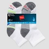 Hanes Boys' 10pk Premium Ankle Socks - 3 of 3