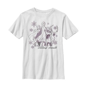 Boy's Frozen 2 Elsa Believe Watercolor T-Shirt - 1 of 4