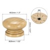 Unique Bargains Wood DIY Corrosion-Resistant Dressing Table Cabinet Knob 12 Pcs - 2 of 4