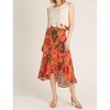 Women's Tropical Midi Skirt - EN CREME - 2 of 4