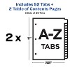 Avery Eco-Friendly Ready Index A-Z Dividers for 3 Ring Binders, 26-Tab Sets, Multicolor, 2 Binder Divider Sets (01739) - 4 of 4