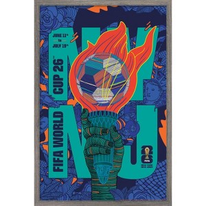 Trends International FIFA World Cup 2026 - New York, New Jersey Framed Wall Poster Prints - 1 of 4