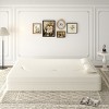 Modern Convertible Floor Sofa Bed with 2 Pillows, Folding Foam Sleeper Couch, No Assembly Sofa for Guest Room or Living Room-Tanpinhause - 2 of 4