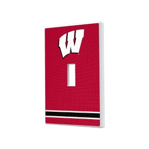 NCAA Big Ten Universities Stripe Hidden-Screw Light Switch Plate for Single Toggle - 1 of 4
