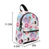 KPop Demon Hunters Chibi Saja Boys 9” Blue & Pink Mini Backpack - 3 of 4