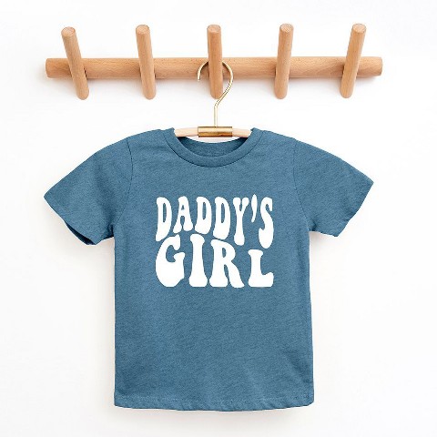 The Juniper Shop Daddy's Girl Wavy Youth Short Sleeve Tee - XL - Teal